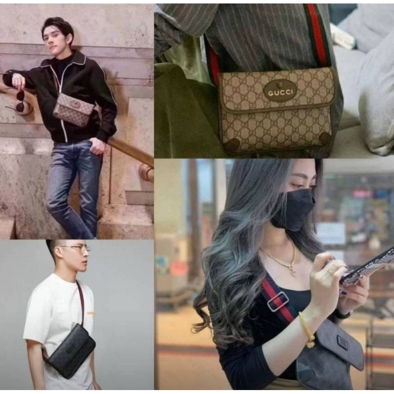กระเป๋าคาดอก/เอว สายปรับสั้นยาวได้ พกพาสะดวก มีแบงานกล่องตัดเย็บสวยกับงานแพ็ค มี สี ดำ ,น้ำตาล ยีสน์