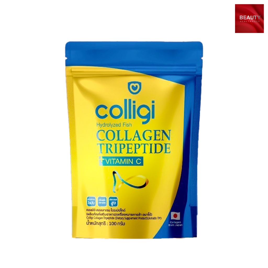 Colligi Collagen Tripeptide คอลลิจิ คอลลาเจน (100 กรัม x 1 ถุง)