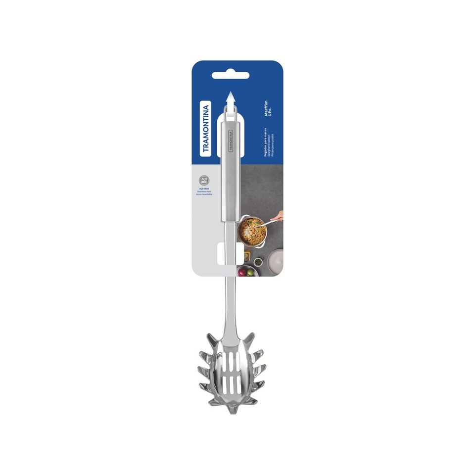 TRAMONTINA ที่ตักเส้นพาสต้า รุ่น Marffim Stainless Steel Pasta Server