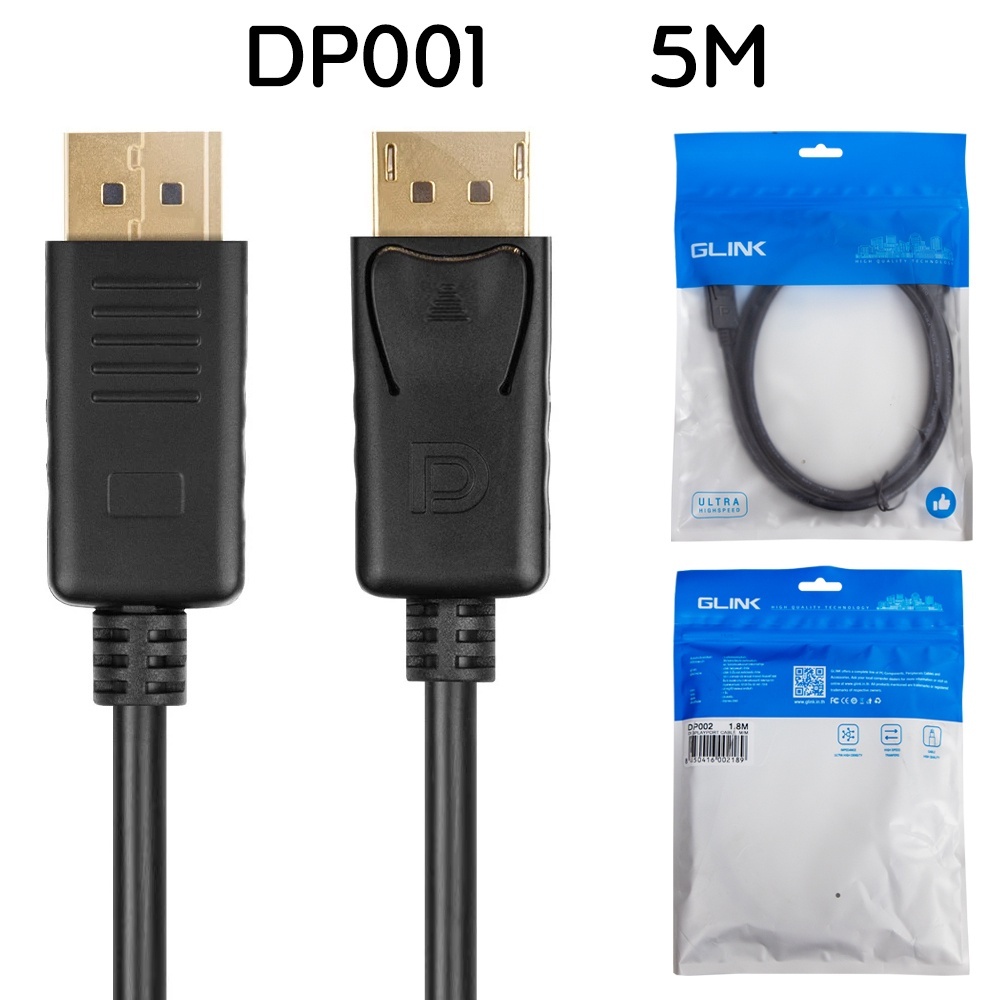 Glink DP001/DP002 Cable Display Port TO Display Port 1.8M/3M/5m/10m/144Hz