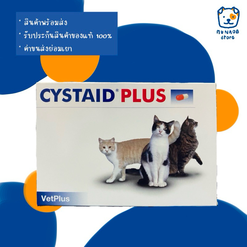 CYSTAID PLUS อาหารเสริมบำรุงทางเดินปัสสาวะ (หมดอายุ 05/2026)