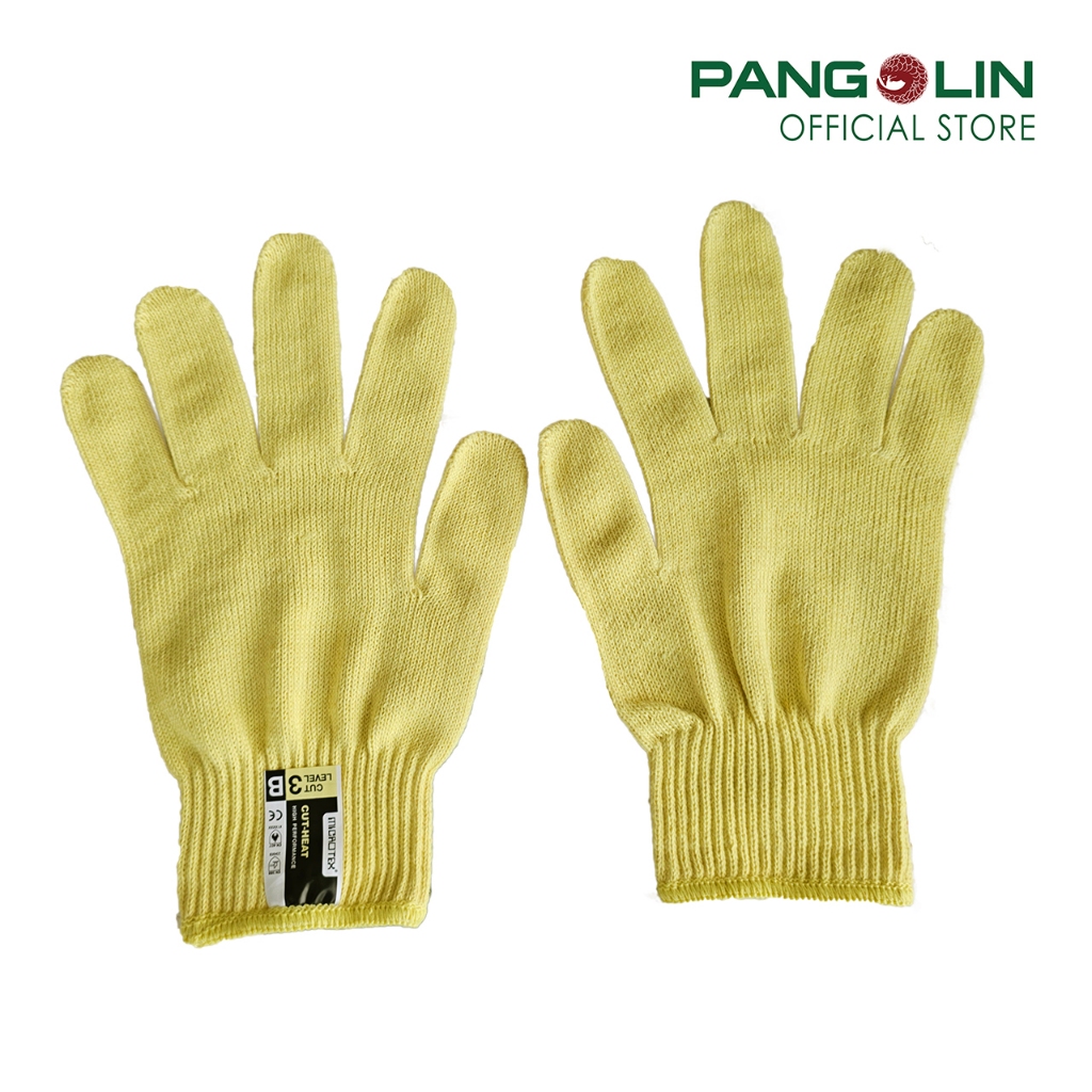 PANGOLIN (แพงโกลิน) ถุงมือกันบาดเคฟล่าร์ ยาว 9 นิ้ว AF116-512 GLVT0014 ทนทาน กันตัด บาด เฉือน และรอยขีดข่วน