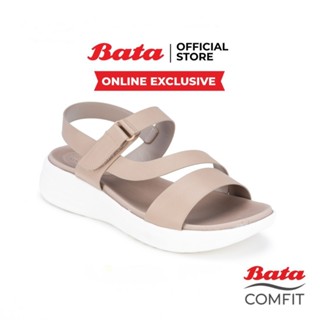 Online Exclusive Bata บาจา รองเท้าแบบสวมรัดส้น ส้นแบน สำหรับ…