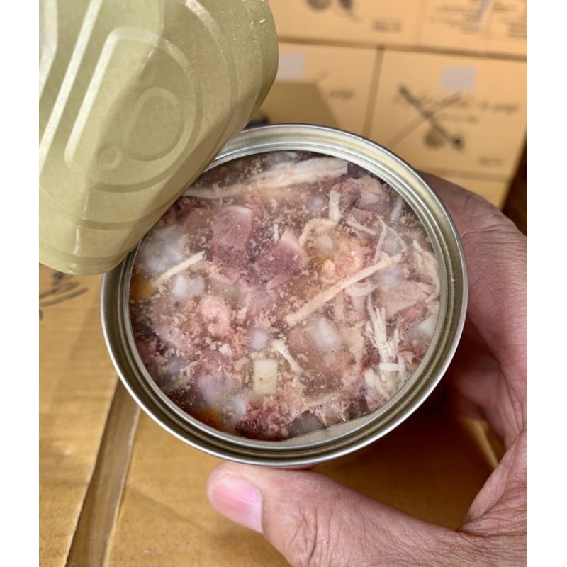 กระป๋องเปลือย ไก่เจลลี่ ขนาด 300g (สินค้าใหม่) ท็อปปิ้งทูน่าขาว เนื้อดีเนื้อสวยกลิ่นหอม