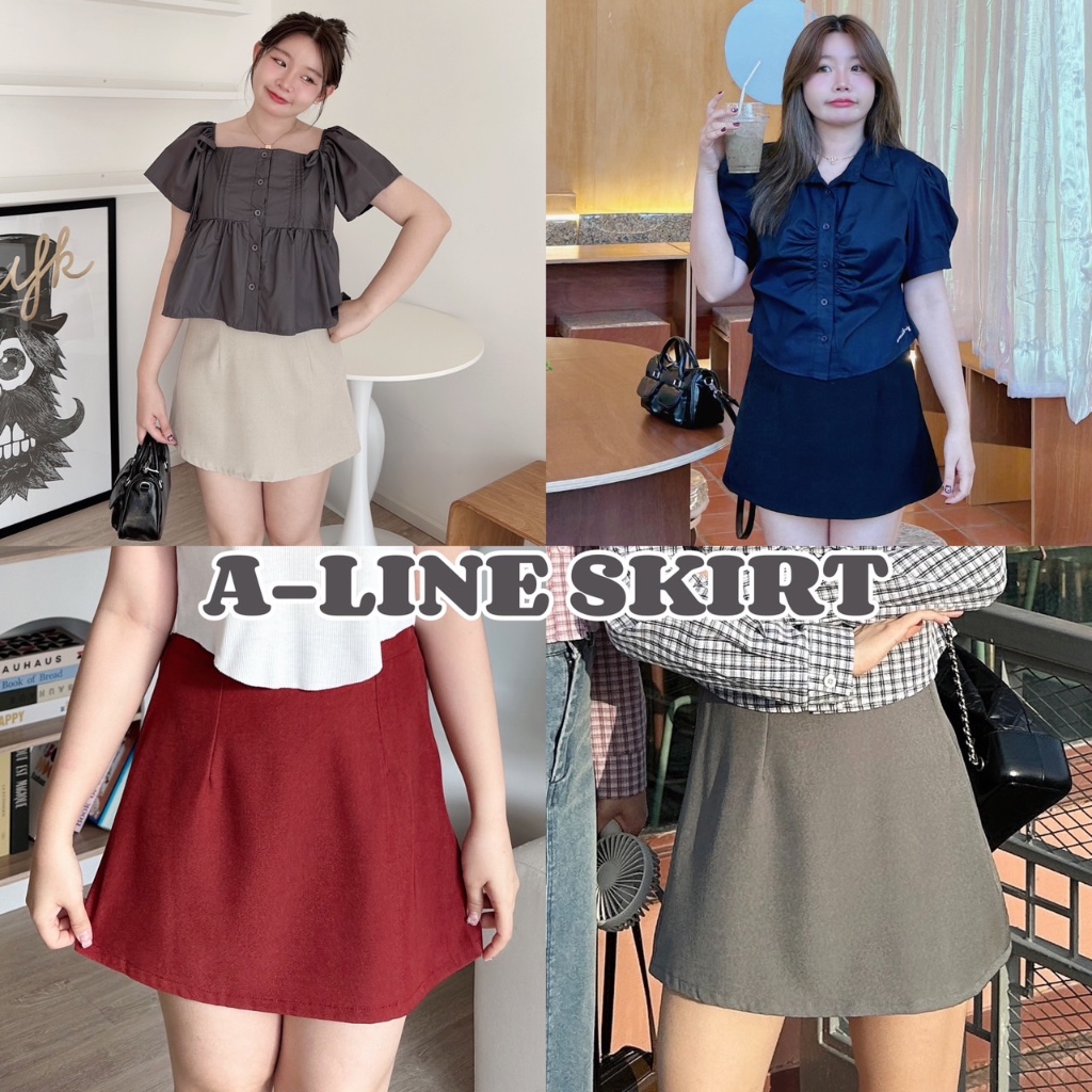 กระโปรง ทรงเอ A-Line Skirt