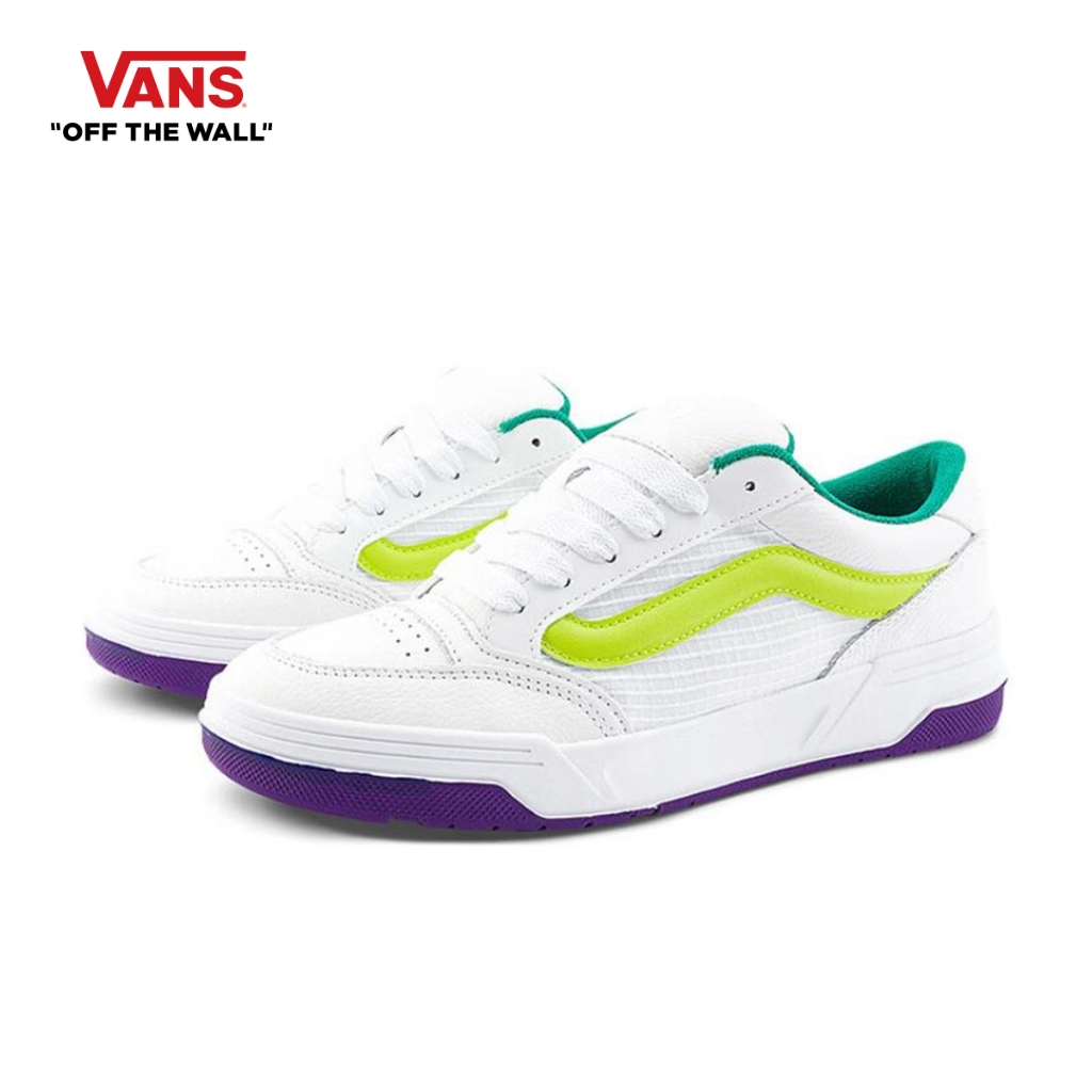 VANS HYLANE  - TENNIS TRUE WHITE/GREEN รองเท้าผ้าใบ ไฮเลน ชาย หญิง