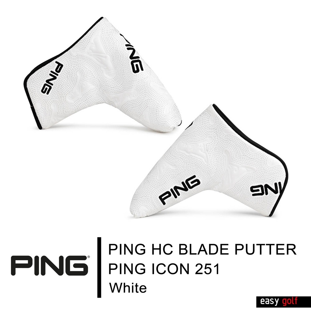 PING HC BLADE PT PING ICON 251 PING HEAD COVER ปลอกหัวไม้กอล์ฟ ปลอกหุ้มหัวไม้กอล์ฟ