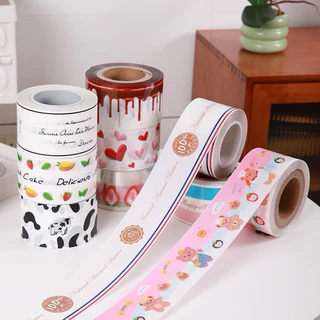 (พร้อมส่ง)พลาสติกแข็งพันเค้ก(1กิโลกรัม/ม้วน)ลายสไตล์เกาหลี