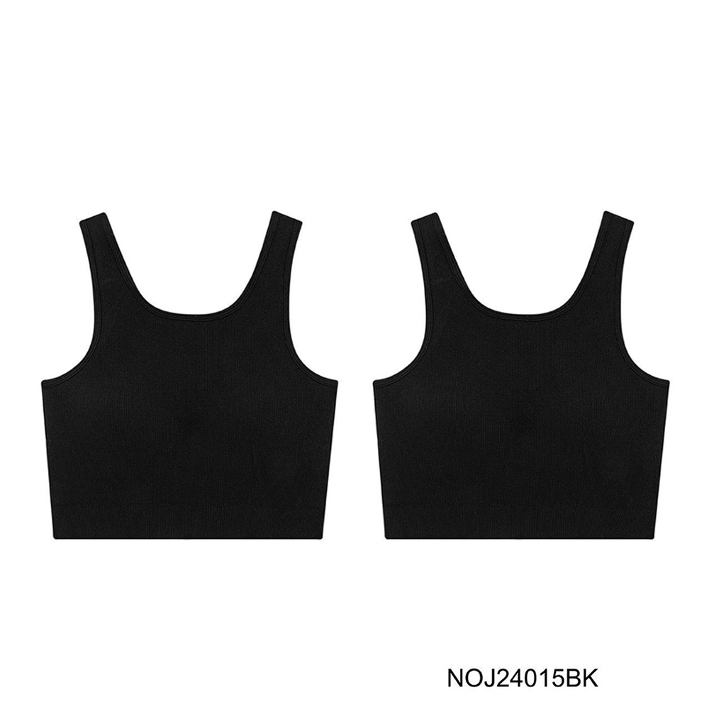 Sabina Bra Tops (Set 2 ชิ้น) [Online Exclusive] Loungewear เสื้อกล้าม รหัส NOJ24015BK - สีดำ