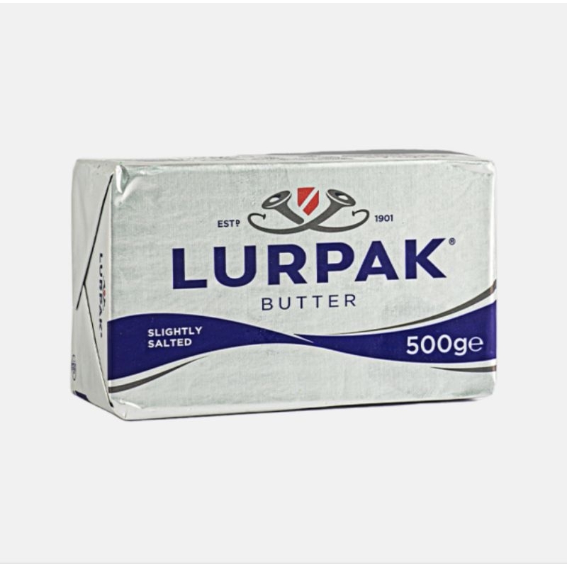 Lurpak Salted Butter 500g  -  เนยก้อน เนยชนิดเค็ม (ตรา เลอร์แพค)  ขนาด 500กรัม.