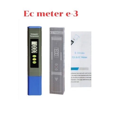 EC  meter   เครื่อง วัดคุณภาพน้ำ (E-3 TDS&EC)