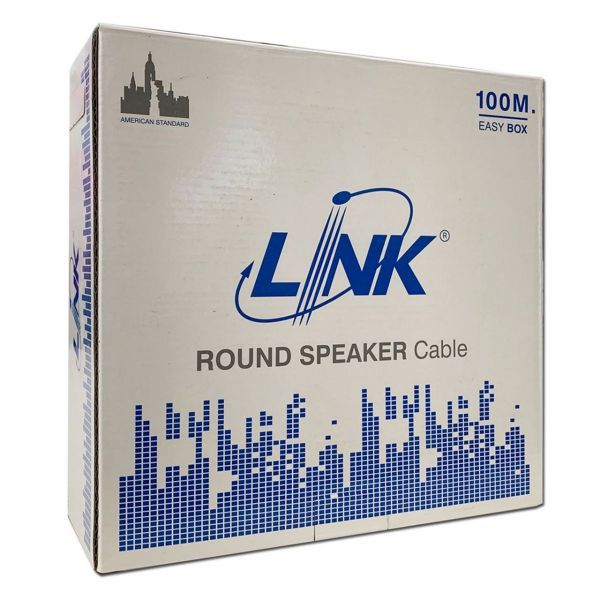 LINK CB-0516W สายลำโพง 2x1.5mm 16 AWG (ราคาต่อม้วน 100 เมตร)