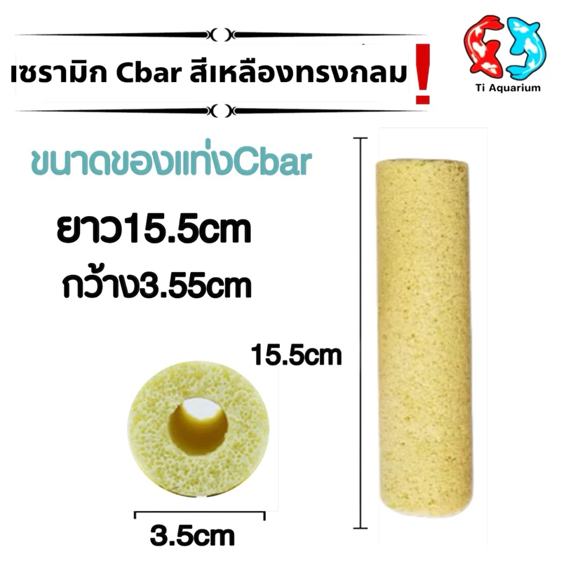 Cbar เซรามิกซีบาร์ วัสดุกรองแท่ง 15.5×3.5cm 6 แบบ thumbnail 7
