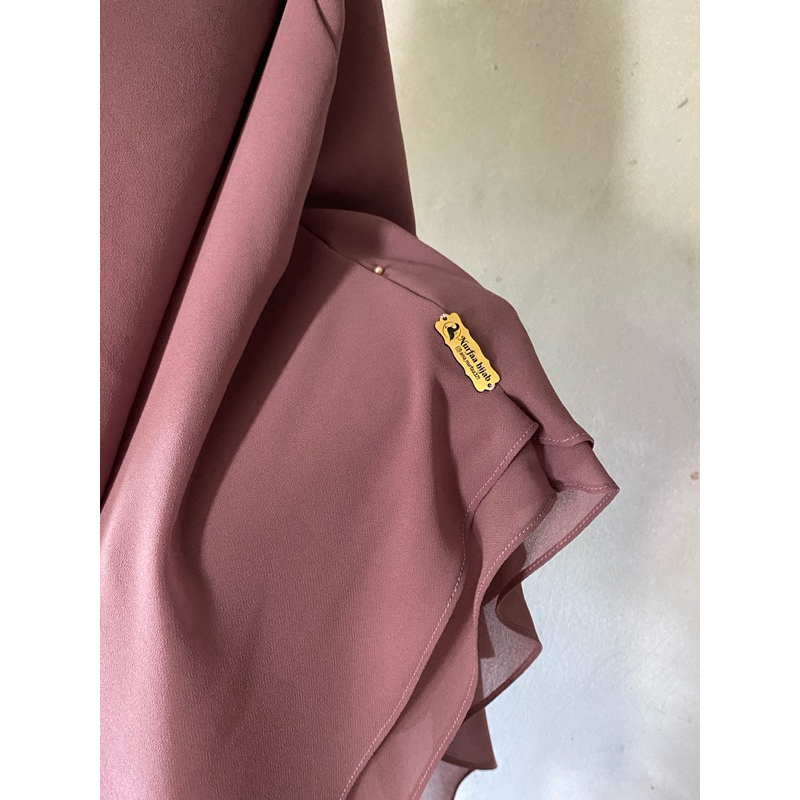 khimar(ผ้าคลุมชีฟองสวมสองชั้นปิดหน้าในตัวทรงฝรั่งเศษอาหรับ)