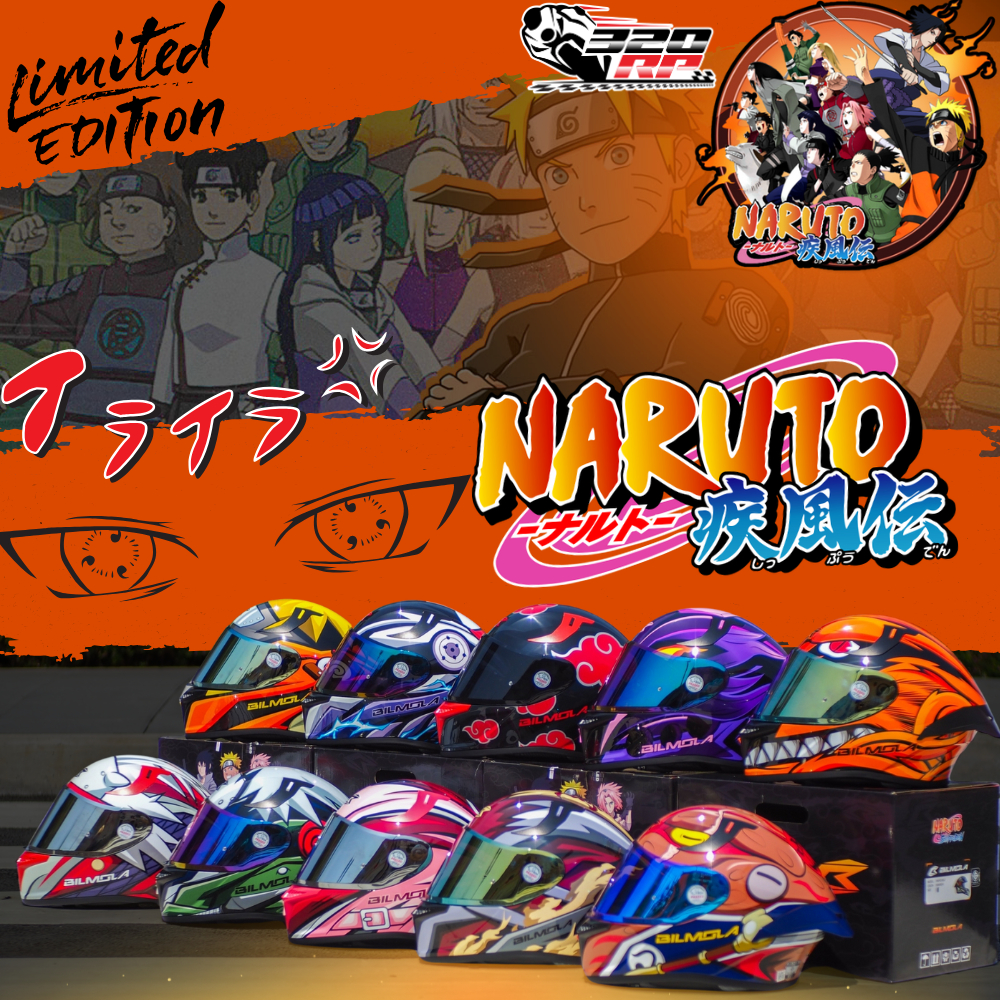 หมวกกันน๊อค BILMOLA RAPID RSLT NARUTO I 10 ลาย สุด Limited Edition !!