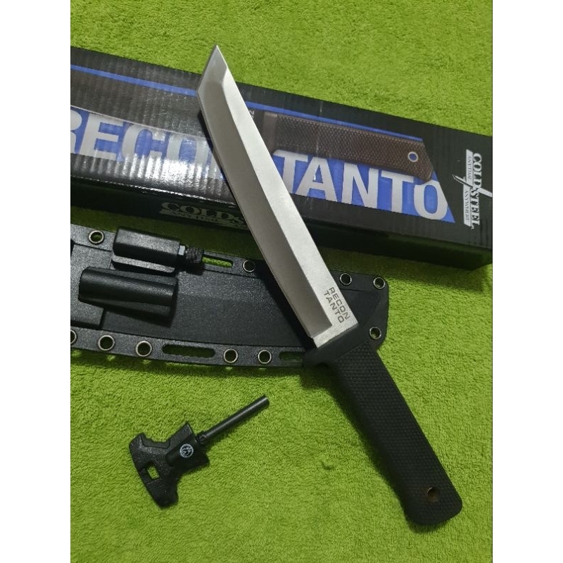 COLD STEEL RECON TANTO309 ใบเงิน สำหรับเดินป่าตั้งแคมพกพาสะดวก ยาว30cm