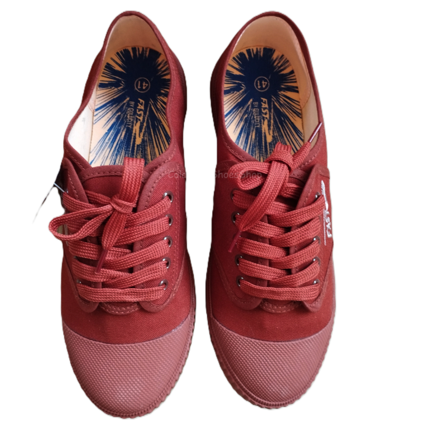 รองเท้าผ้าใบสีน้ำตาลรุ่น ⚡1401-FAST⚡  Size 35-45 สินค้าพร้อมส่ง