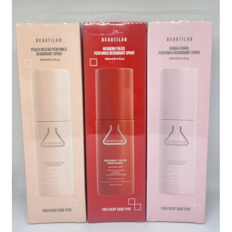 Beautilab Peach Nectar Perfumed EXP 2027deodorant Spary สเปรย์ระงับกลิ่น รักแร้ขาว by dr.pong