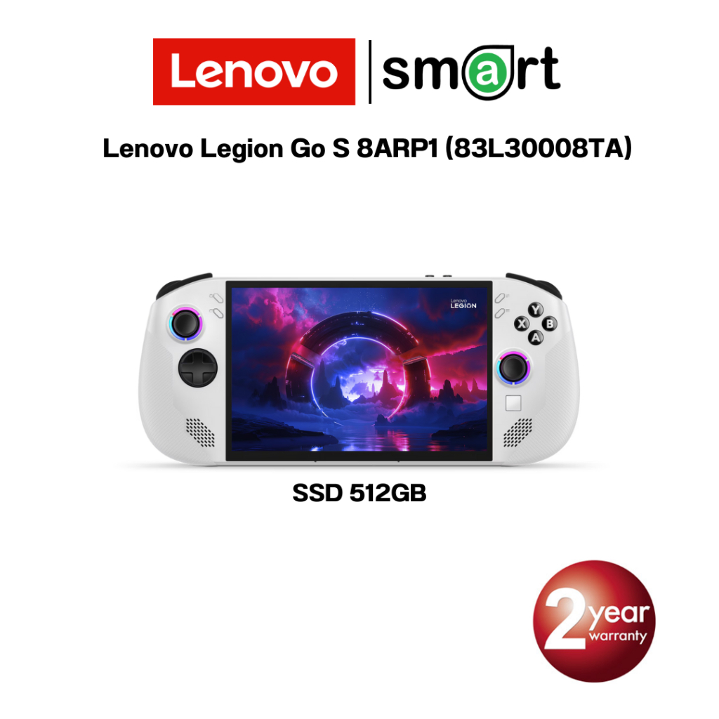 Lenovo Legion Go S 8ARP1 (83L30008TA) AMD Ryzen Z2 Go/16GB/512GB/8"/Win11(Glacier White)