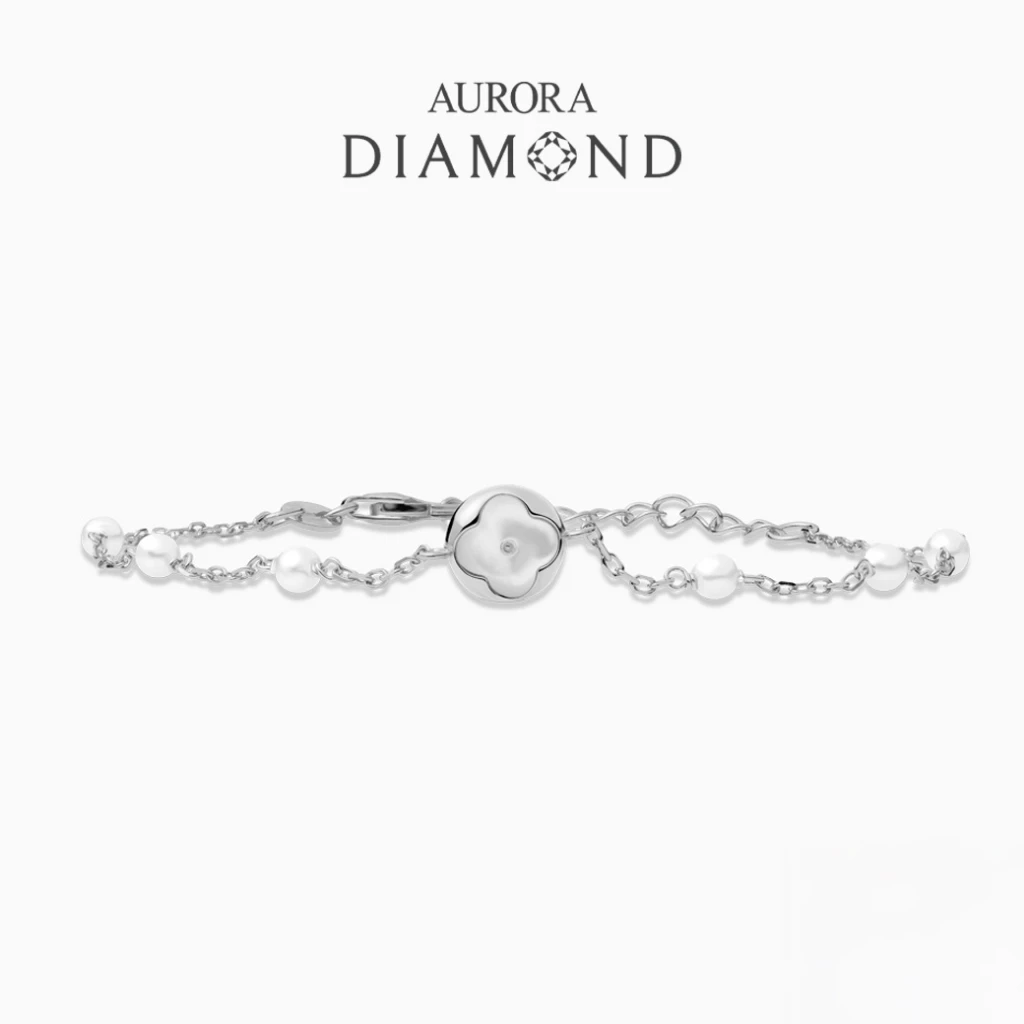 Aurora Diamond สร้อยข้อมือ Mother of Pearl Collection (DBPL010)