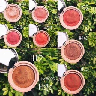HOJO SMOOTH TEXTURE EYE SHADOW No.8005 อายแชโดว์รูปหัวใจ ตลับสีทอง หรูหราสง่างาม ดุจเจ้าหญิงนะคะ