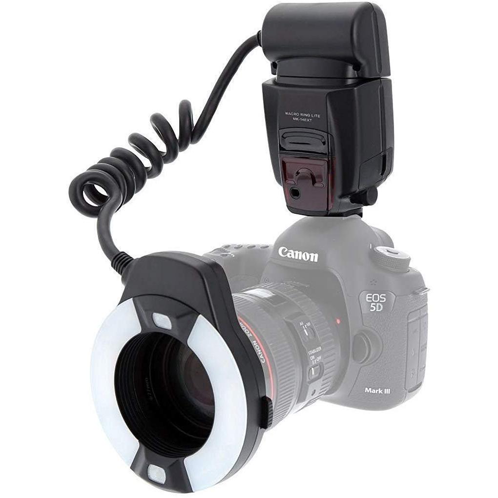 Meike MK-14EXT TTL  Macro Ring Flash  ในชุดแถม Adapter Ring Lens หน้า 52-77mm. รับประกัน1ปี