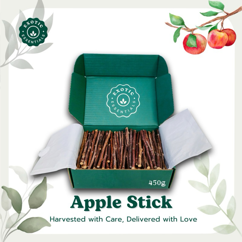 Exotic Essentials | ไม้แอปเปิ้ลอบแห้งอย่างดี สะอาด