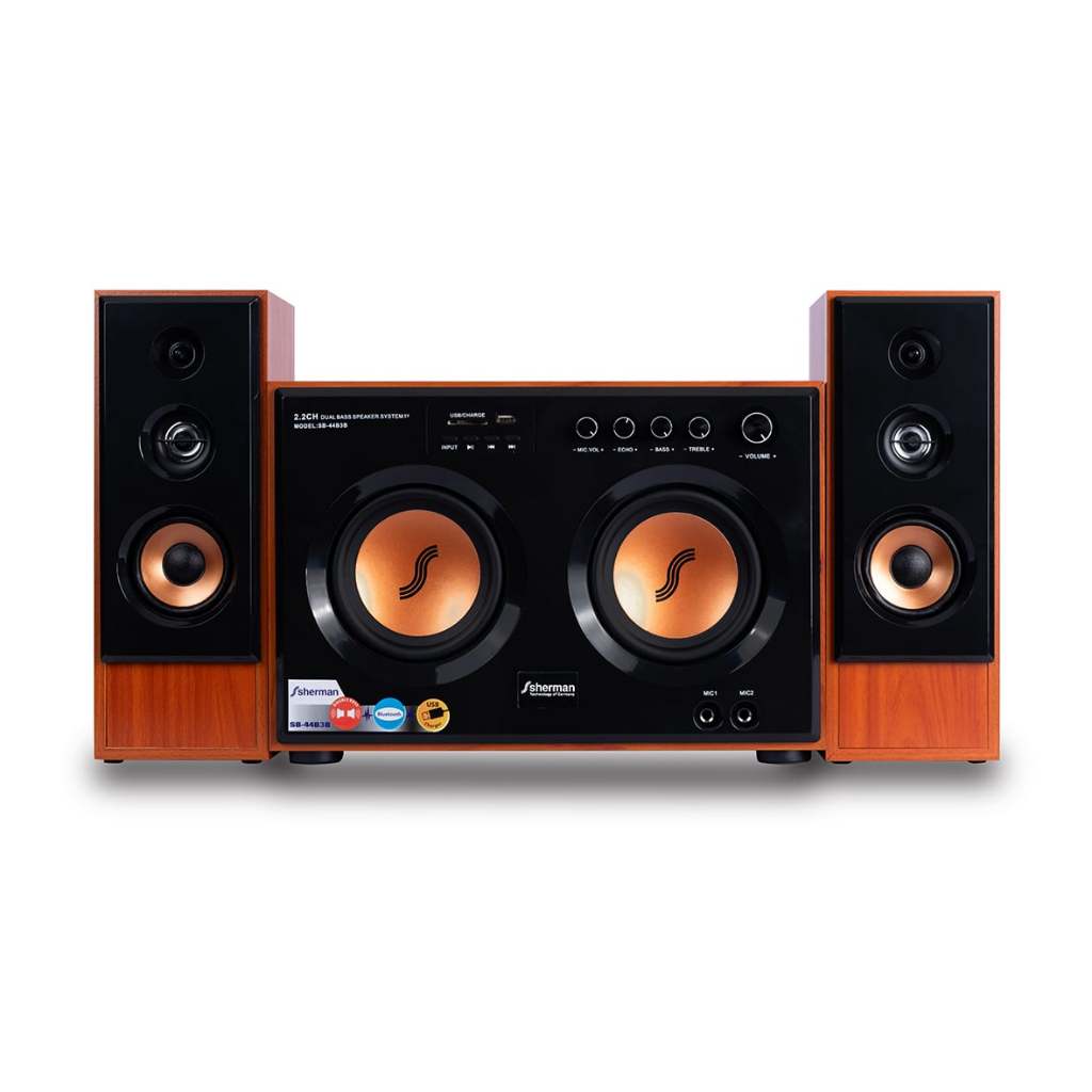 Sherman ลำโพง Active 2.2 Ch รุ่น SB-44B3B