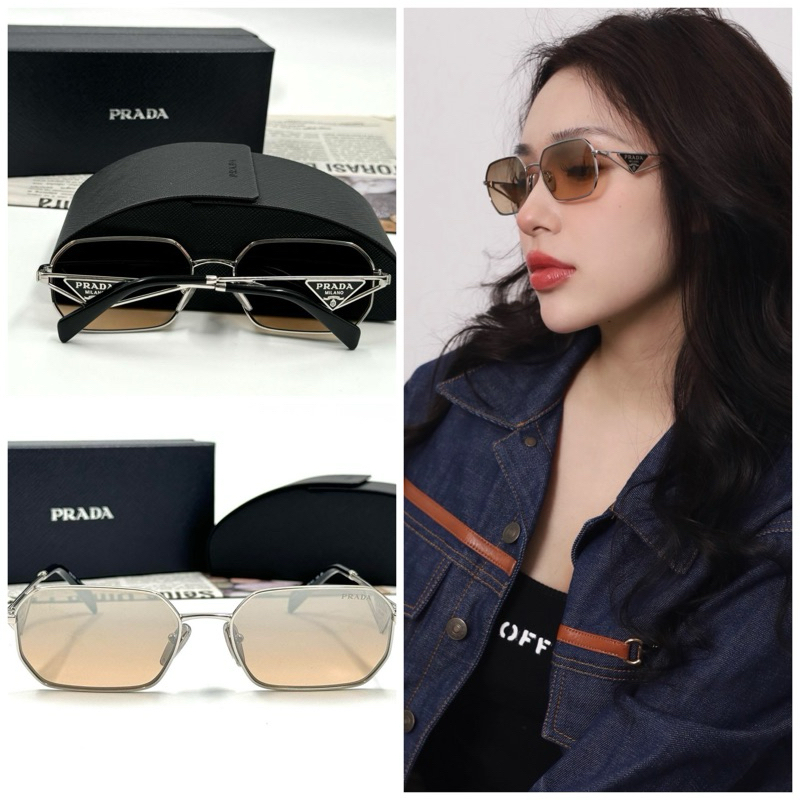 < Eyewear By Mr.B > - แว่นกันแดด Prada A53 มือ1 ของแท้ !! พร้อมอุปกรณ์ครบ