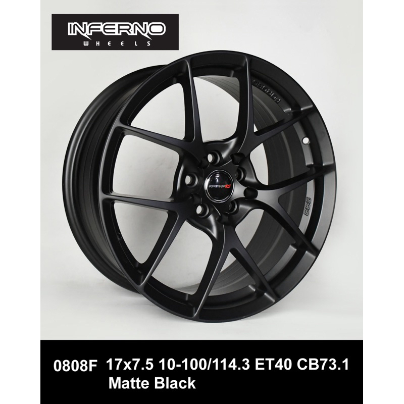 ล้อแม็กขอบ17 5x100 / 5x114.3 INFERNO