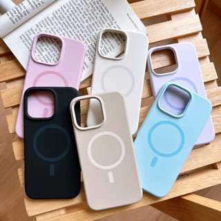 (17)พร้อมส่งในไทย🦋R1868 เคสซิลิโคนวงmagnetic เคสพรีเมี่ยมซิลิโคนวงแหวนแม่เหล็ก เคสไอโฟน สำหรับ i13-17Promax