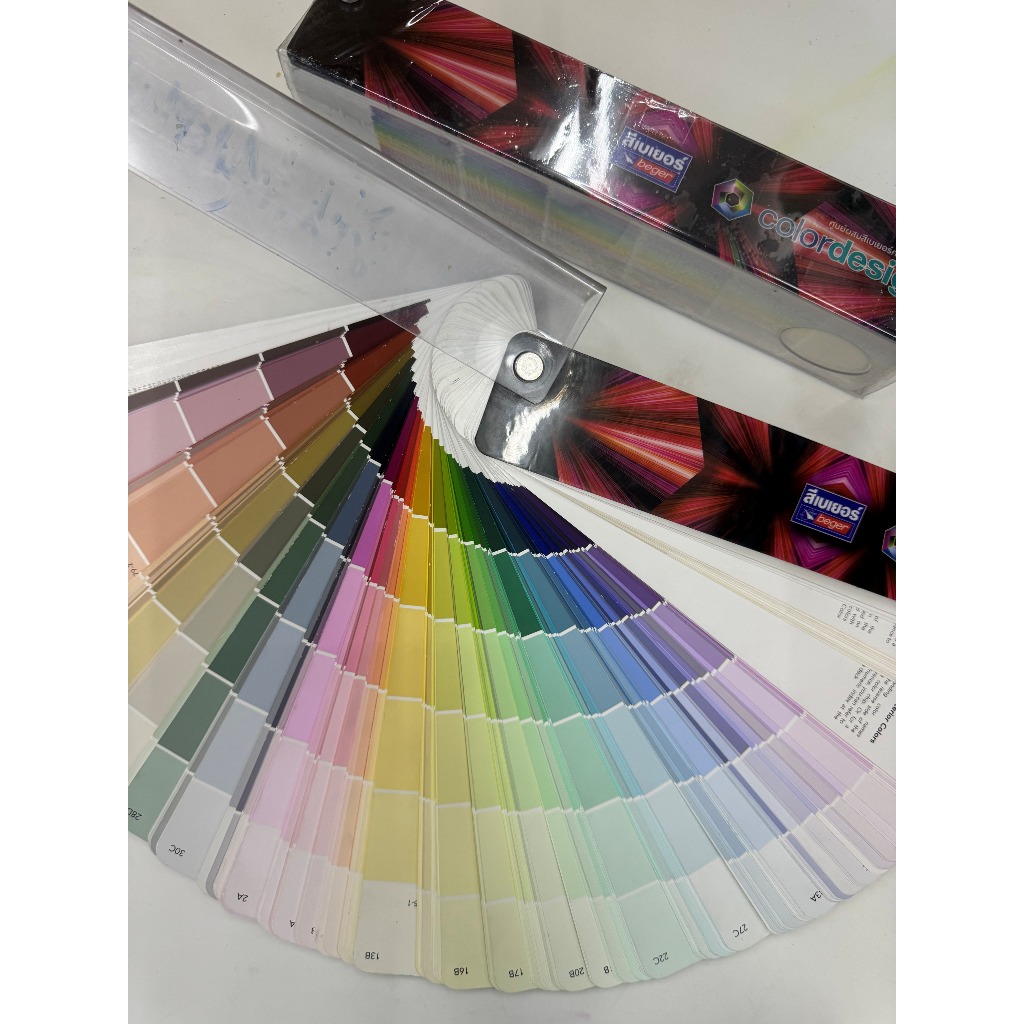 Beger Digital Fandeck แผ่นเฉดสีเบเยอร์ รหัสสีเบเยอร์ ดิจิทัล เฉดสีเบเยอร์ รหัสสีเบเยอร์ พัดสี