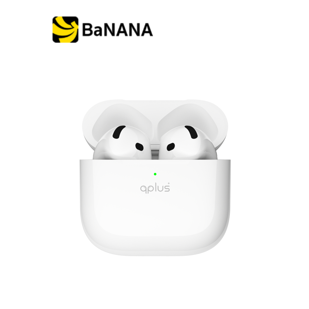 หูฟังไร้สาย QPLUS TWS BT5.4 ANC QPOD YKS23Z White by Banana IT