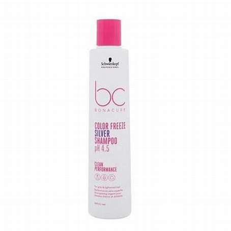 แชมพูม่วง Schwarzkopf Bonacure Color Freeze *Silver Shampoo BC ph4.5 250ml. สำหรับผมทำสี ผมเทา