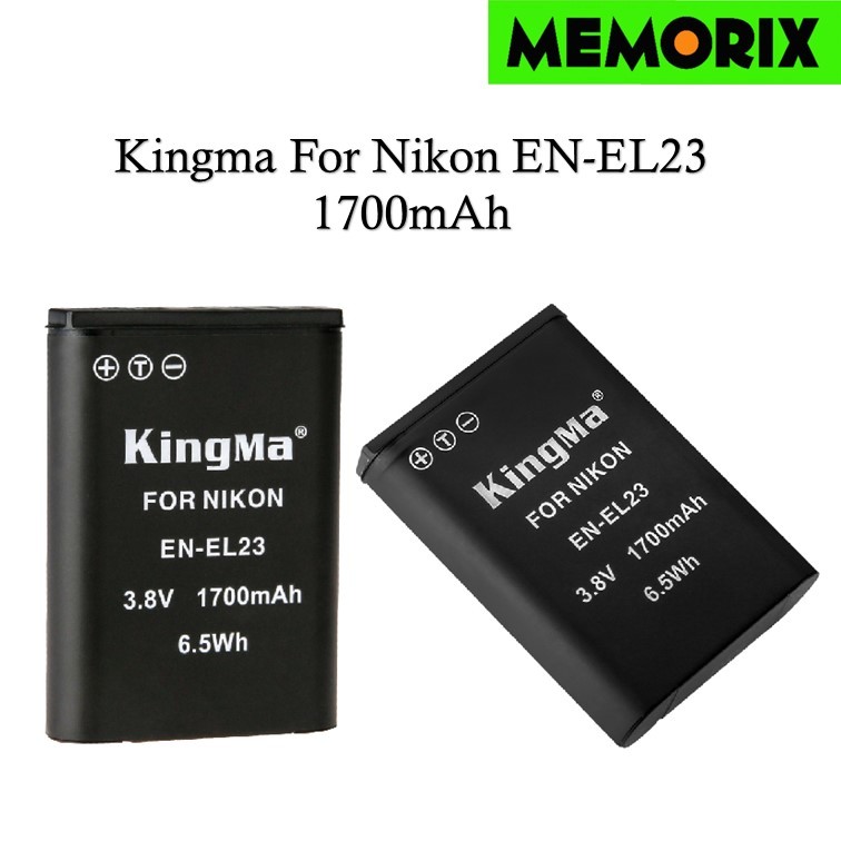 KingMa For Nikon EN-EL23 (1700mAh) Li-ion Battery For Nikon D3100 D3200 D3300 D3400 D5100