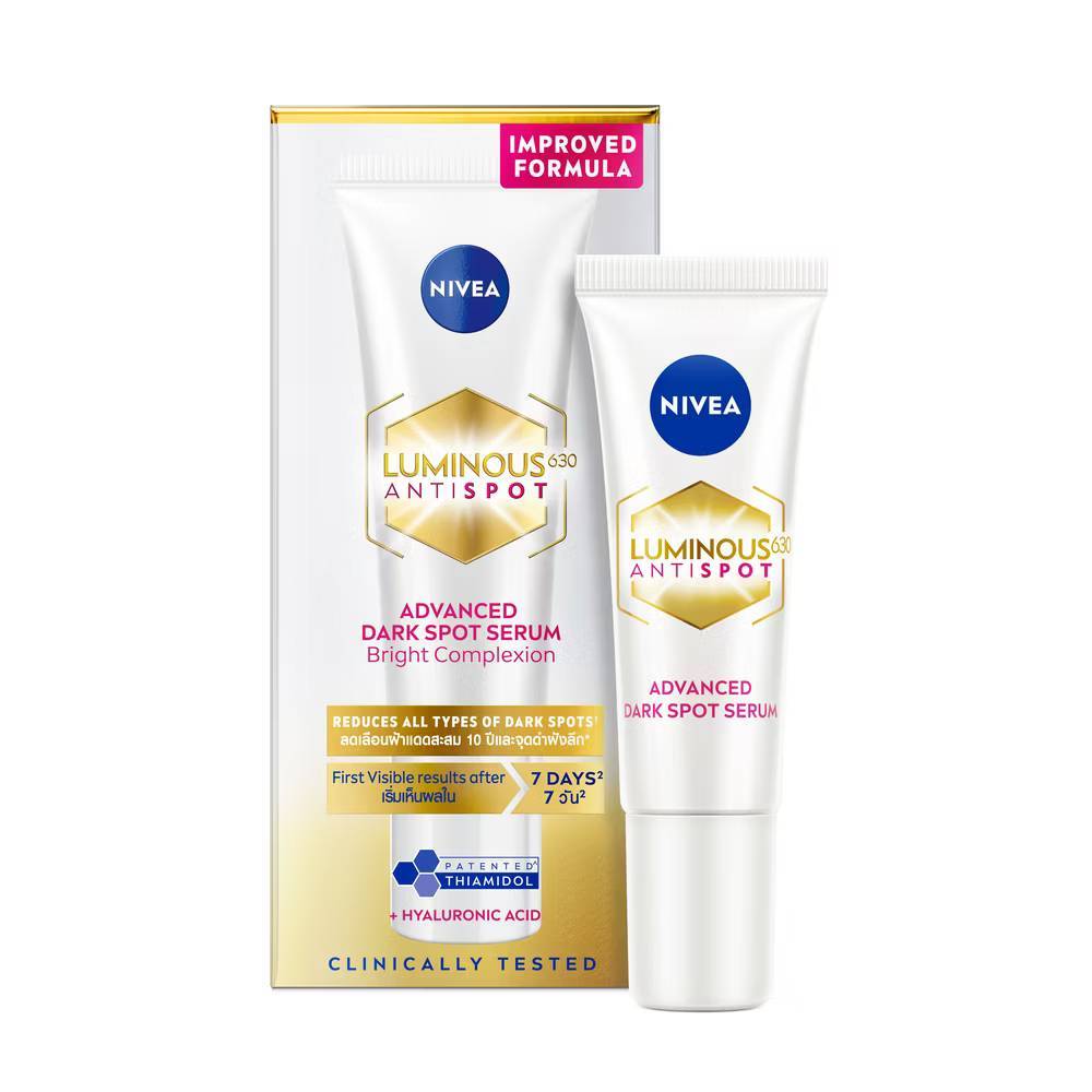 นีเวีย ลูมินัส630 แอนตี้สปอต แอดวานซ์ สปอต เซรั่ม Nivea Luminous 630  ขนาด 10 ml.