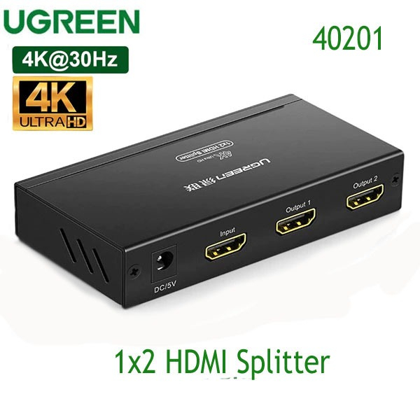 UGREEN 1 in 2 out HDMI splitter (40201)