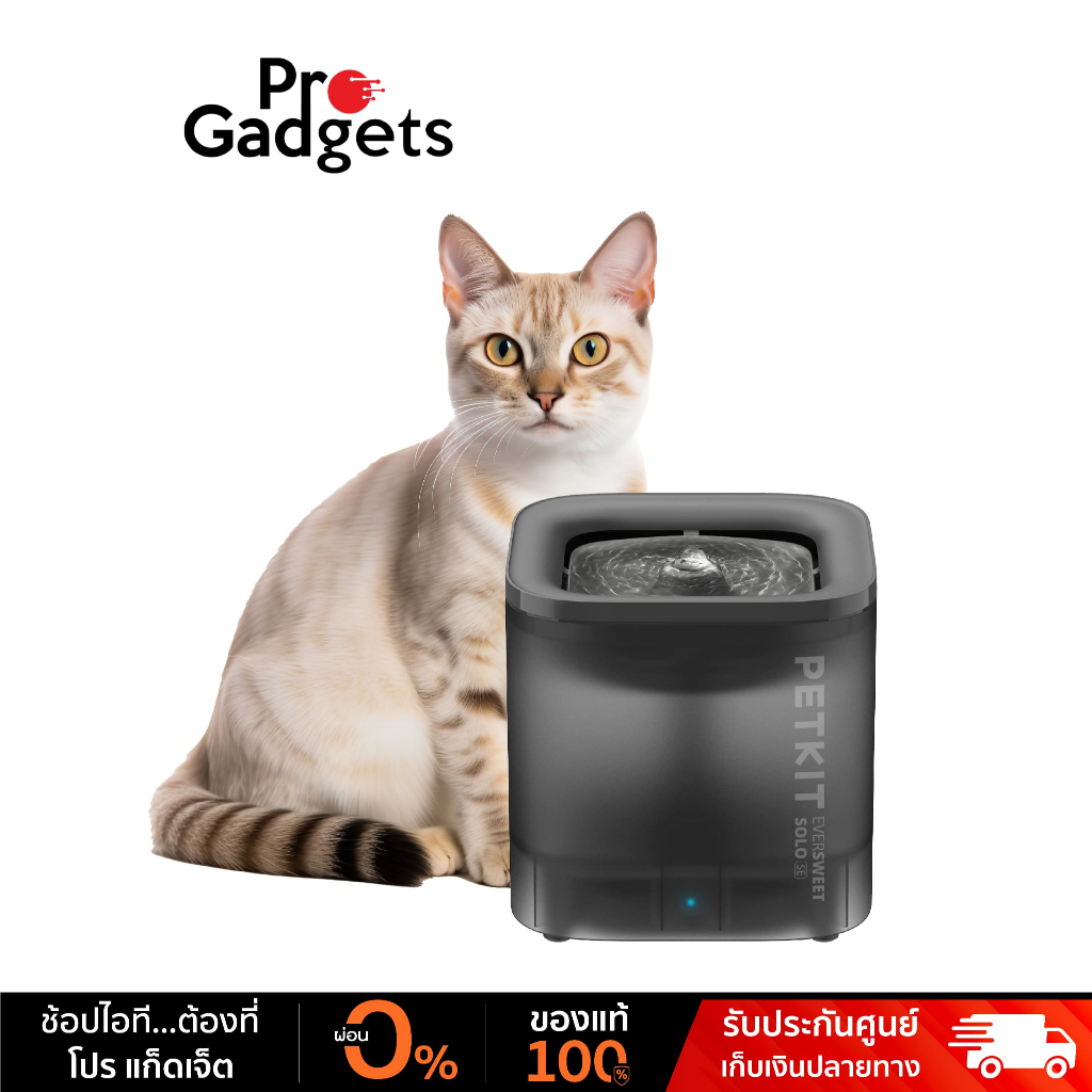 PETKIT Eversweet SOLO SE Fountain Wireless (Global Version) น้ำพุแมวอัตโนมัติ