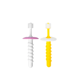 STB Higuchi-Gentles Tots - แปรง 360 องศา Baby Plus เพิ่มตัวกันกระแทกสำหรับน้องหัดแปรงฟัน (STB do brush, age 0-3years)
