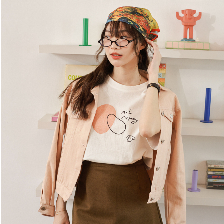 Mil T-Shirt เสื้อยืดคอกลม Miladi (Defect sale)