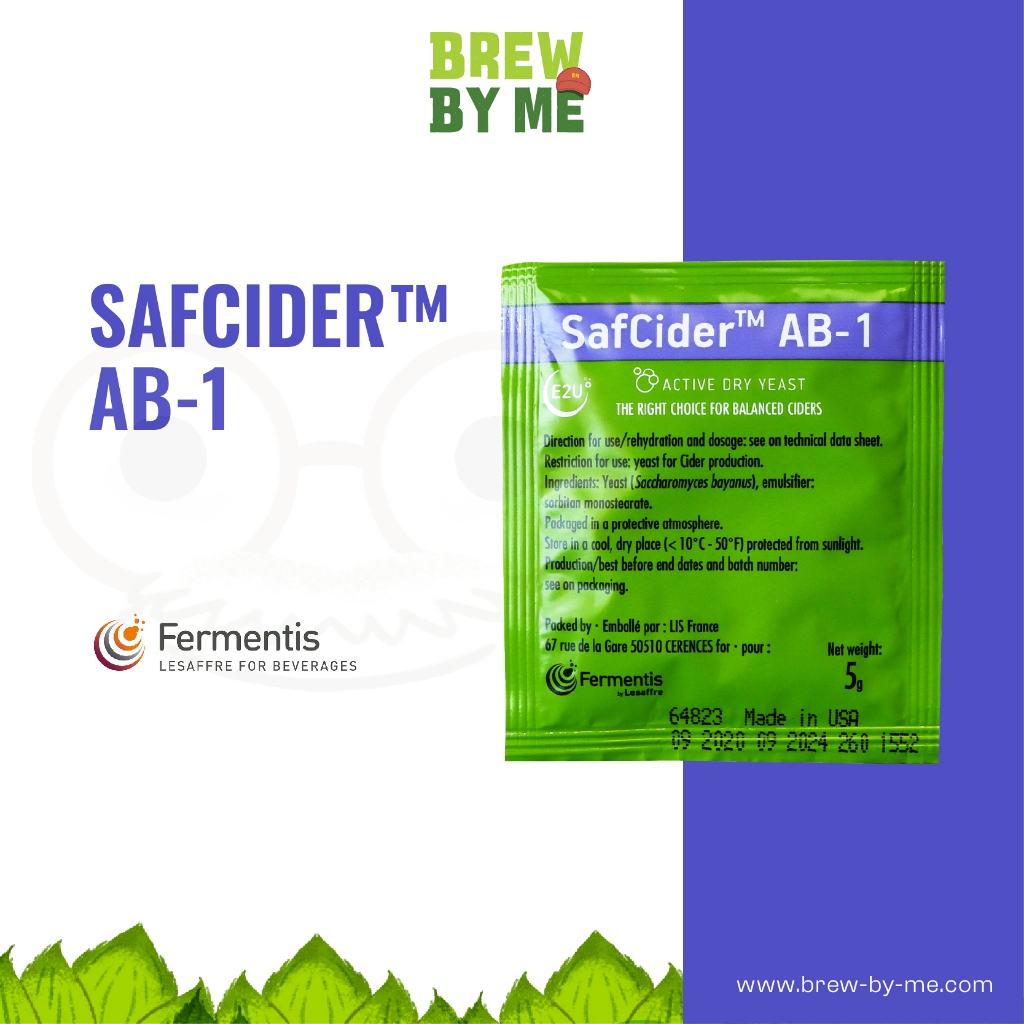 ยีสต์หมักไซเดอร์ Fermentis Safcider AB-1 #homebrew