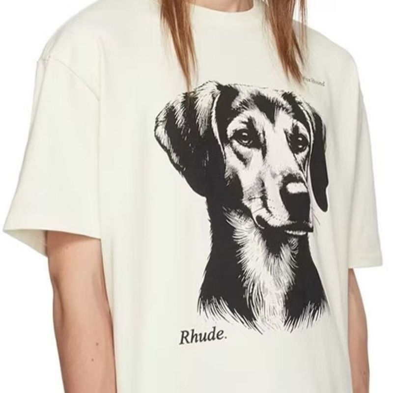เสื้อยืดแขนสั้น Rhude Fox Hound Tee