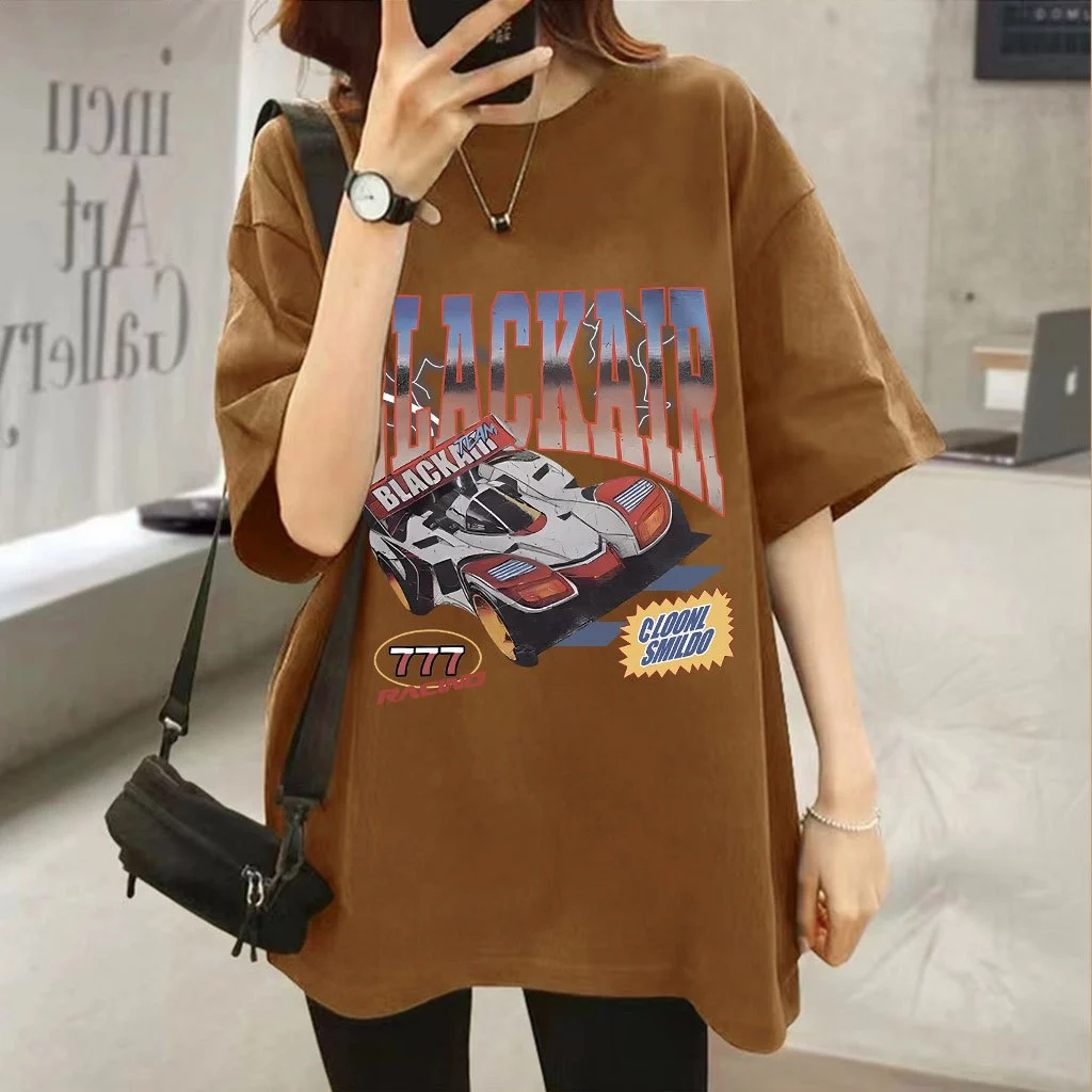 เสื้อยืดฟอกวินเทจไซส์ใหญ่ ผ้าฝ้าย 100% oversize เสื้อผ้าแฟชั่นเกาหลี เสื้อโอเวอร์ไซซ์ผู้หญิง สไตล์ฮิปฮอป ชายและหญิง อก50 thumbnail 7