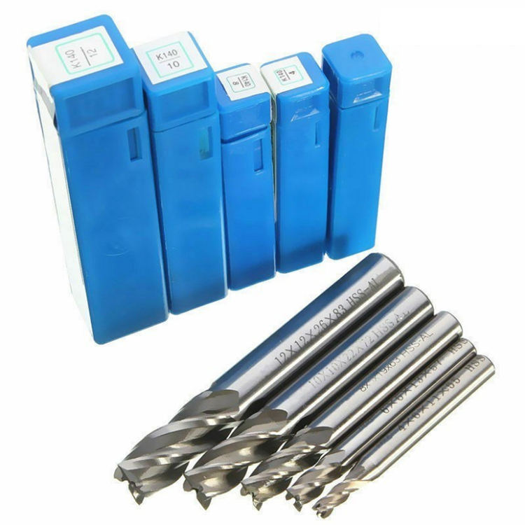 ดอกเอ็นมิลคาร์ไบด์ สำหรับเครื่องตัดแกะสลักความเร็วสูง ขนาด 4/6/8/10/12 มม.