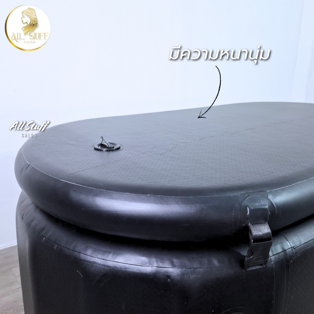 Soaking tub. Ice bath. อ่างแช่ตัว ขนาด 147*80*80 cm แช่น้ำเเข็ง แช่ตัวพกพาสะดวก not include Air conditioner - รูปที่ 3