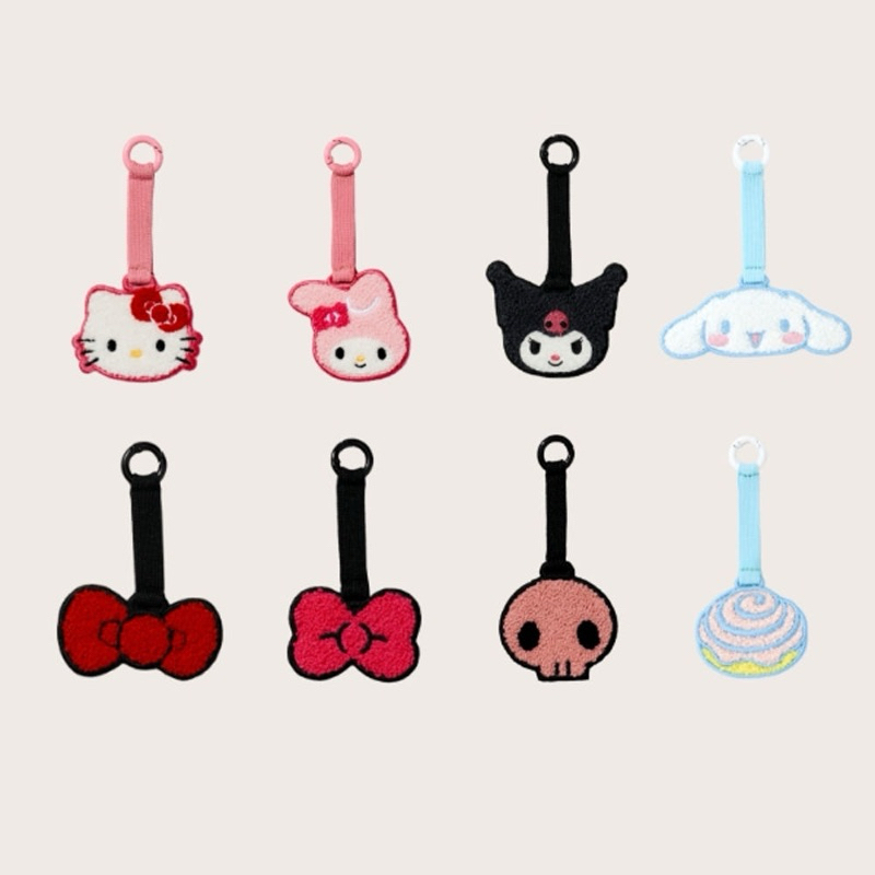 [Joseph & Stacey] Lucky Pleats Knit Key Ring Sanrio