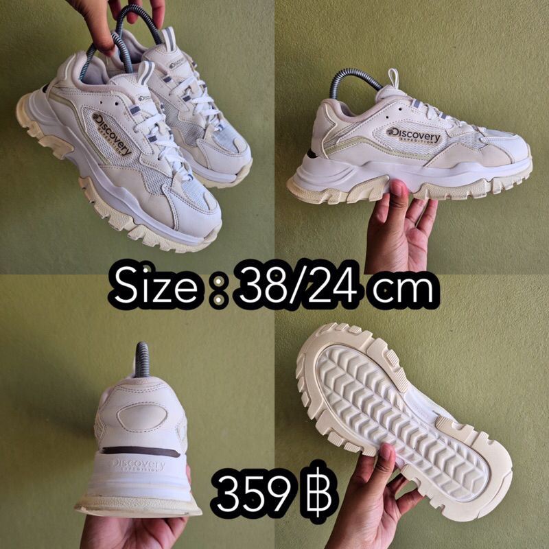Discovery 👟 Size : 38 รองเท้ามือสอง ของแท้ 💯 งานคัด งานสวย สภาพดี