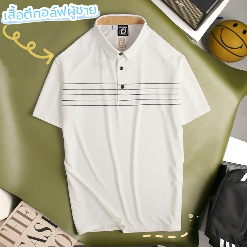 เสื้อตีกอล์ฟผู้ชาย เสื้อโปโลแขนสั้น ใส่เที่ยวหรือลำลองได้หมดเลยค่ะ