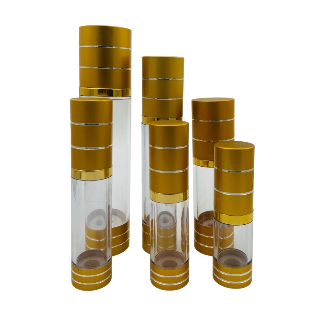 สุญญากาศทองลาย สีทองด้านลาย 10ml./15ml./20ml./30ml./50ml./100ml.