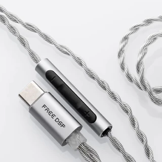 MoonDrop Free DSP Headphone Upgrade Cable Silver สายอัพเกรดหูฟัง